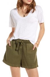 Treasure  amp  Bond U-Neck Linen Tee   Nordstrom at Nordstrom